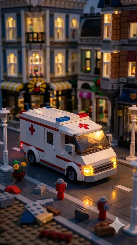 Cinematic Lego Vehicle Miniature Scenes