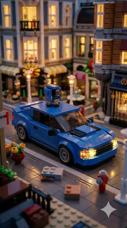 Cinematic Lego Vehicle Miniature Scenes