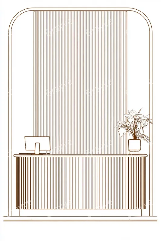 Minimalist Elevation Line Art