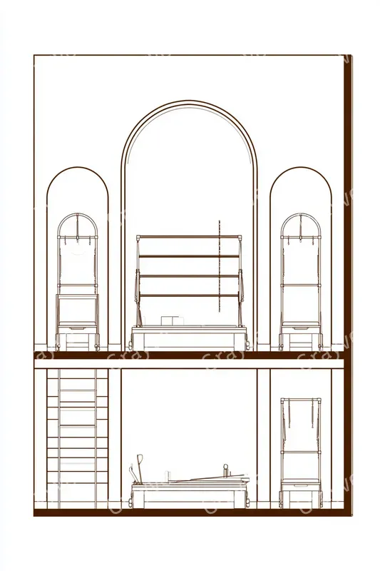 Minimalist Elevation Line Art