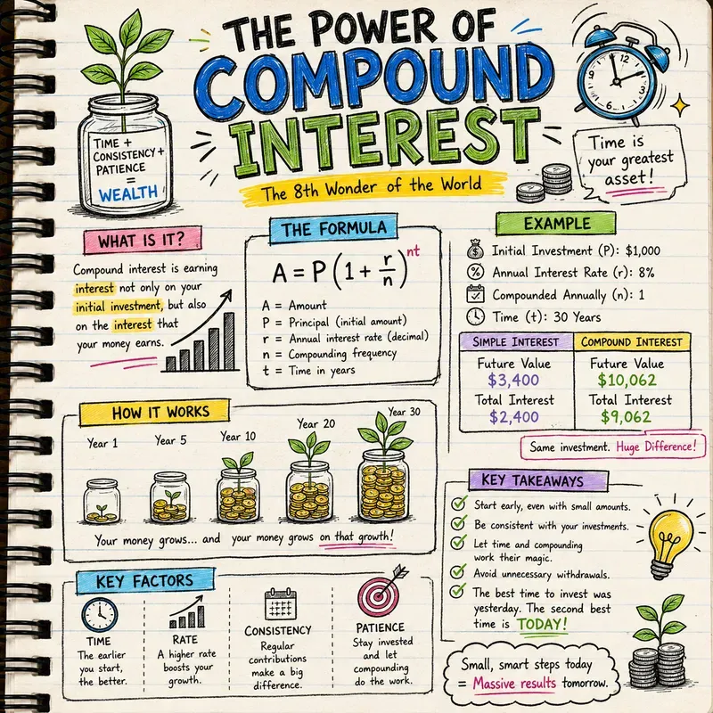 Notebook Finance Infographics