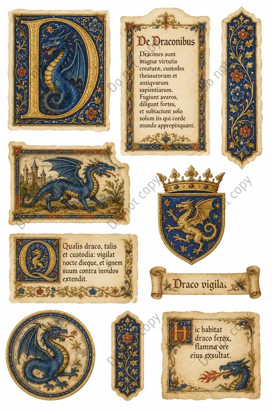 Illuminated Manuscript Ephemera