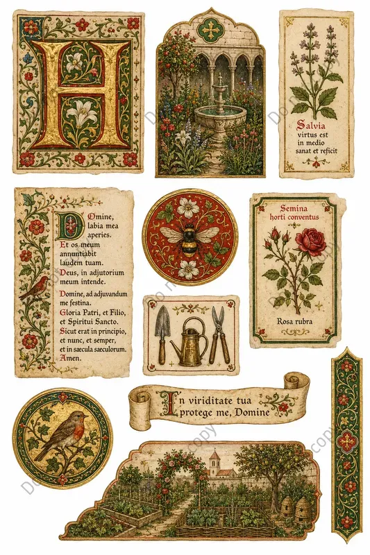 Illuminated Manuscript Ephemera