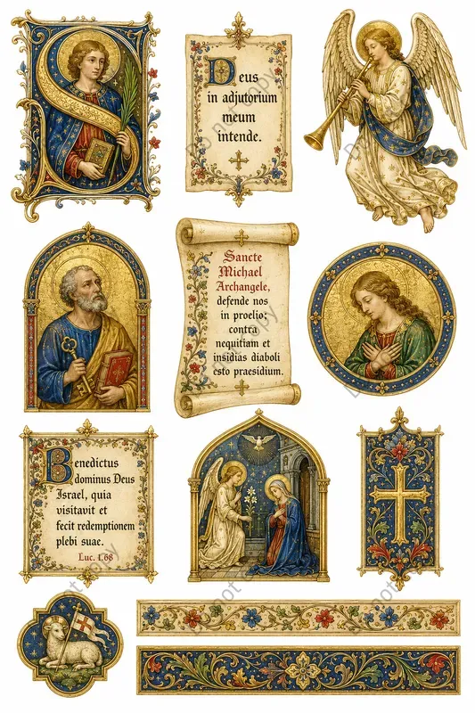 Illuminated Manuscript Ephemera