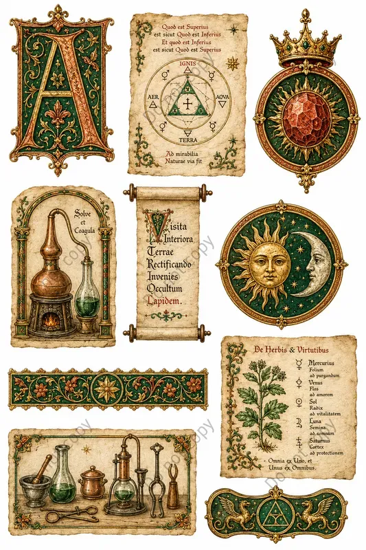 Illuminated Manuscript Ephemera