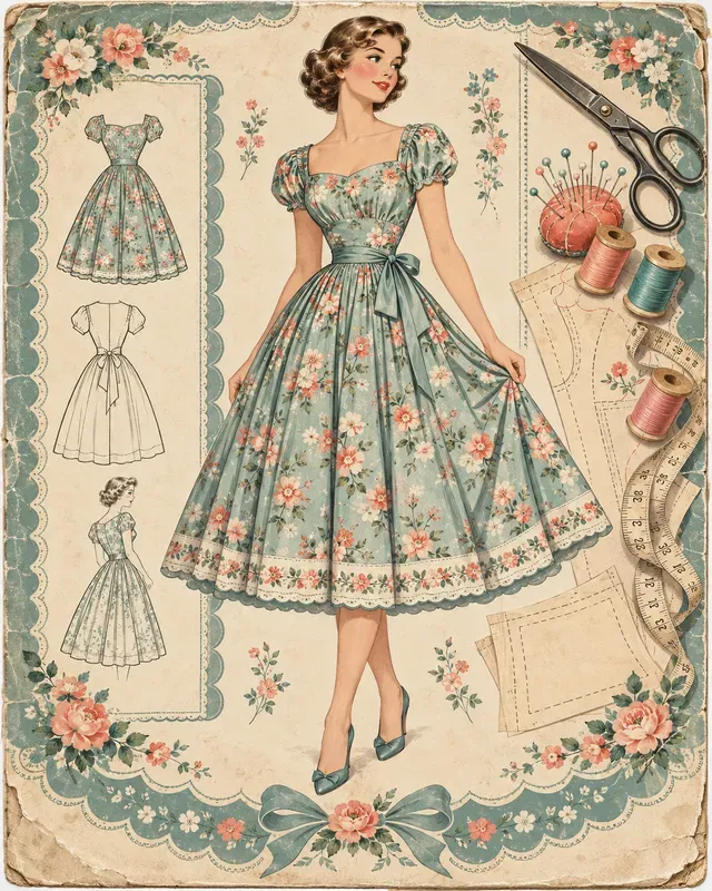 Vintage Sewing Pattern Covers