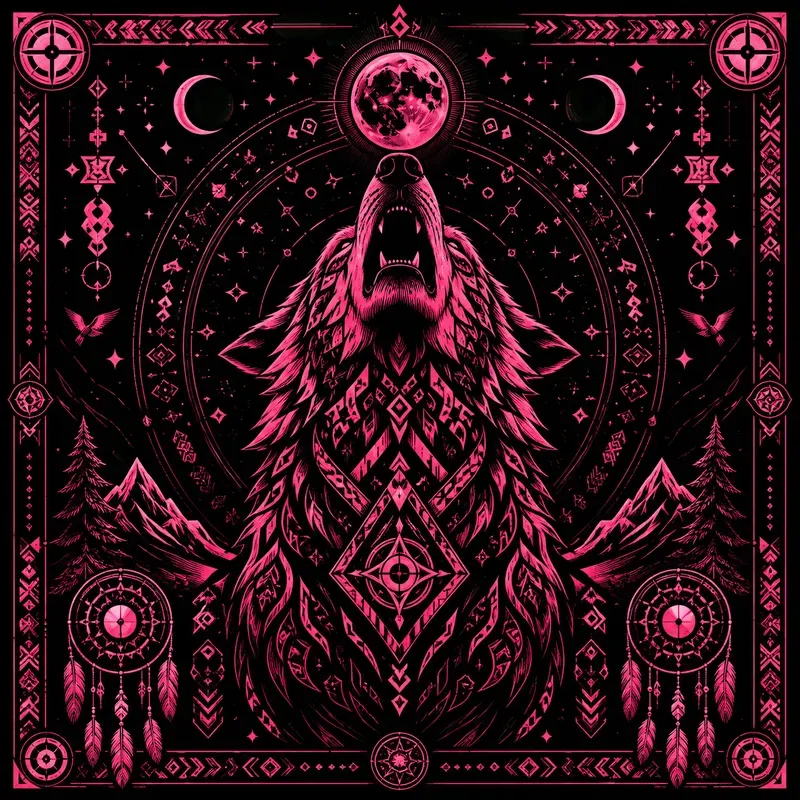 Mystic Neon Beast Totems