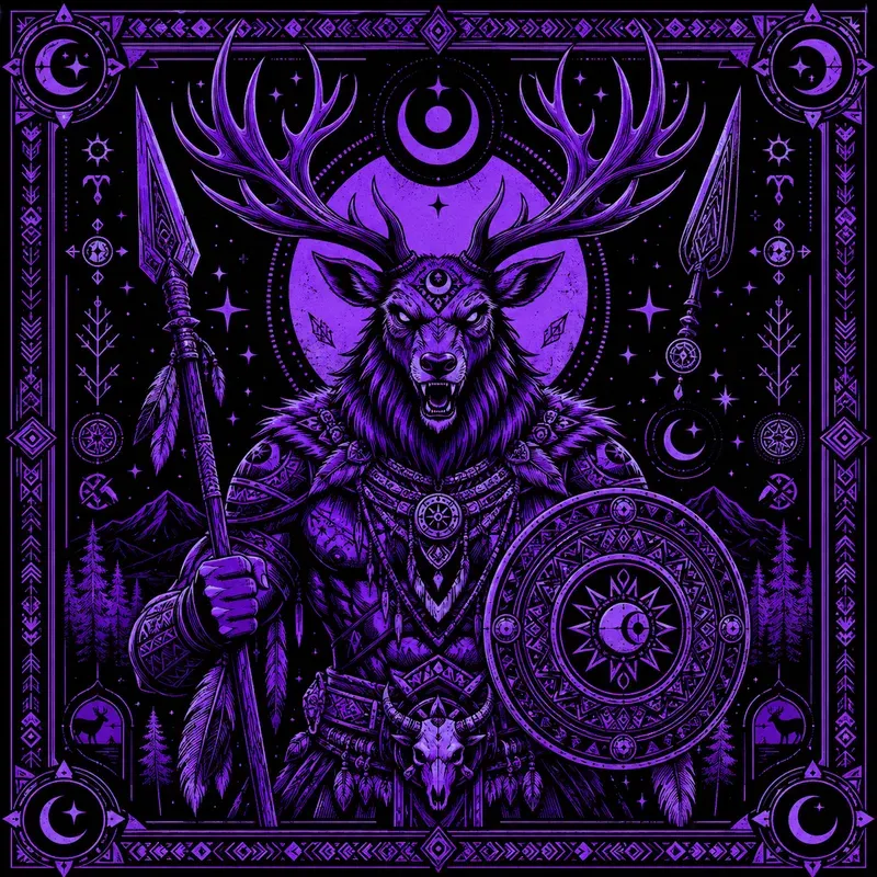 Mystic Neon Beast Totems