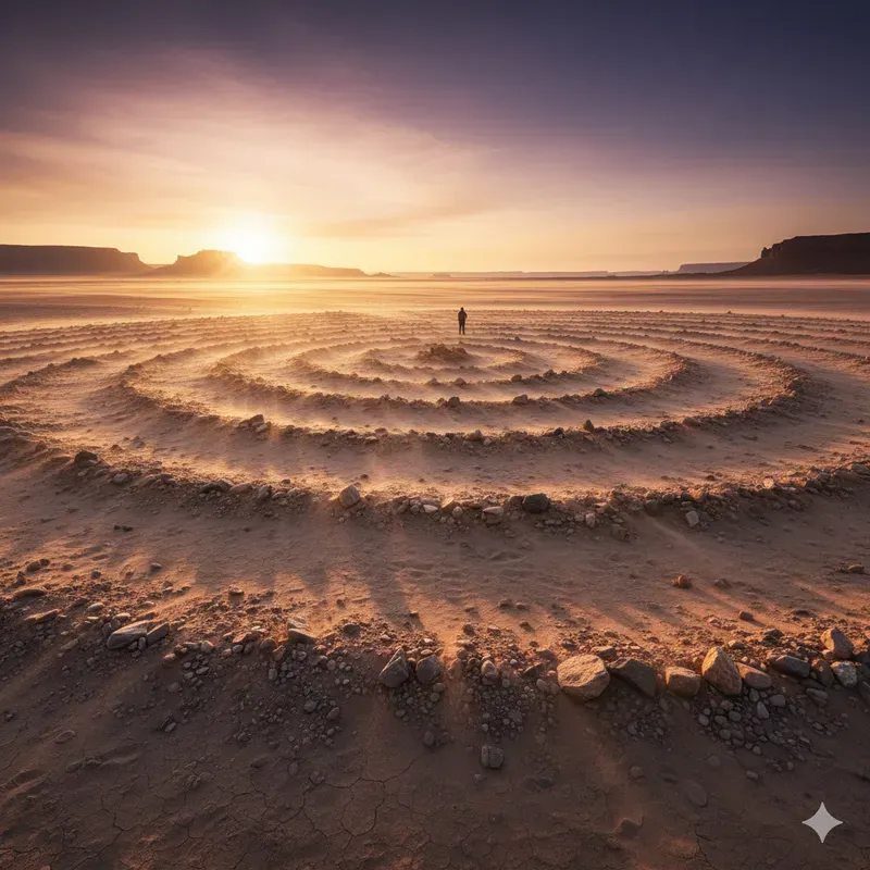 Scale Land Art