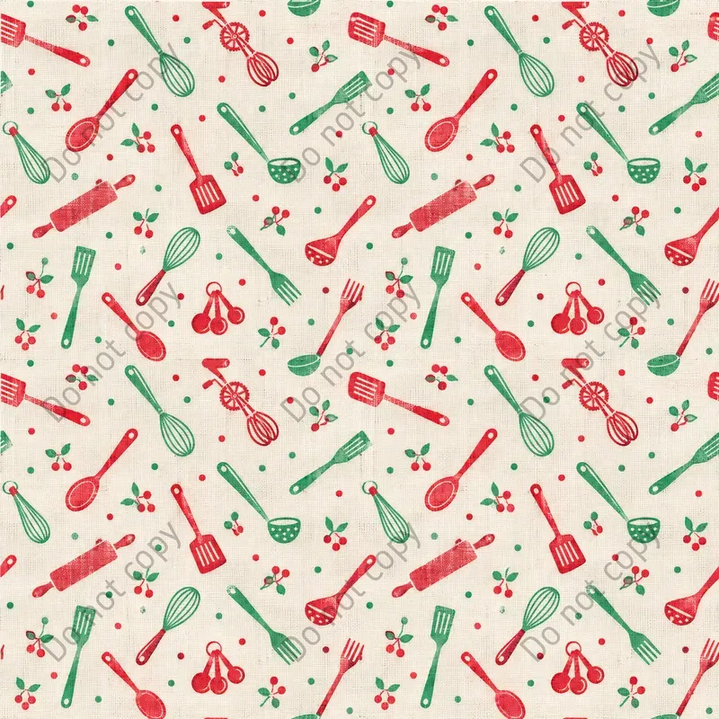 Retro Feedsack Seamless Art