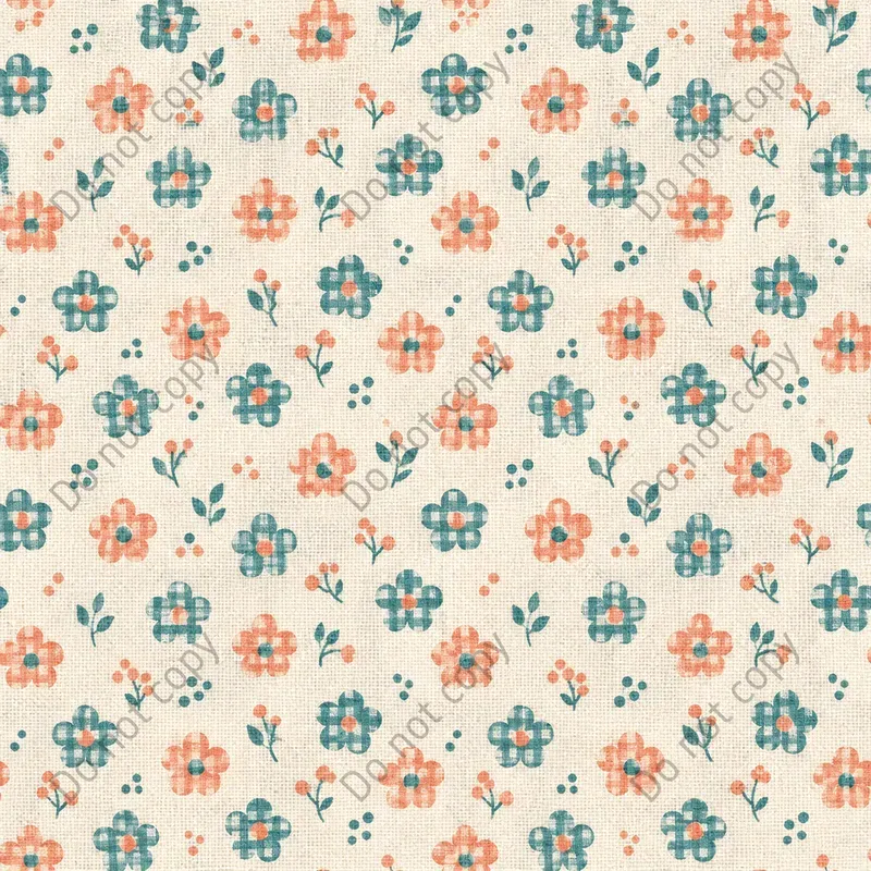 Retro Feedsack Seamless Art