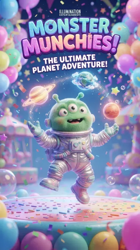 3D Mascot Monster Posters