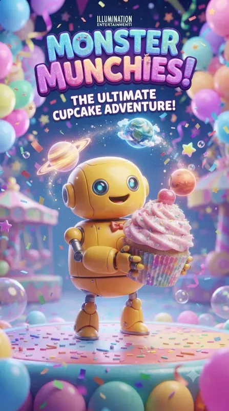 3D Mascot Monster Posters