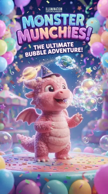 3D Mascot Monster Posters