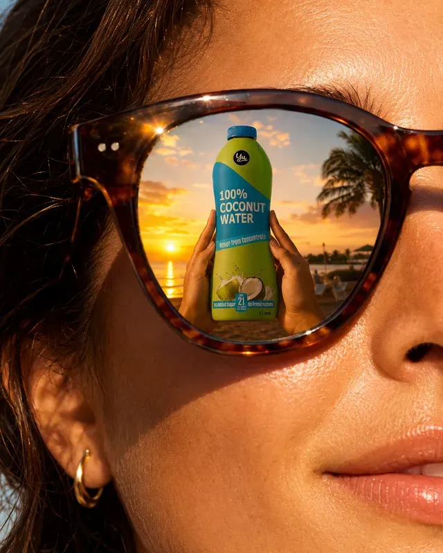 Sunglasses Reflection Product Photo