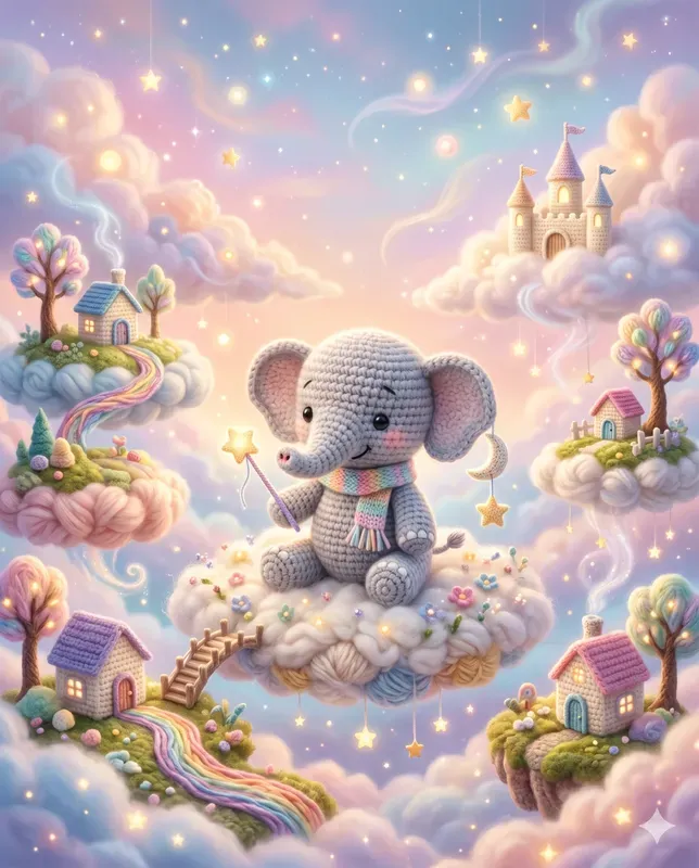 Amigurumi Crochet Fantasy Scenes