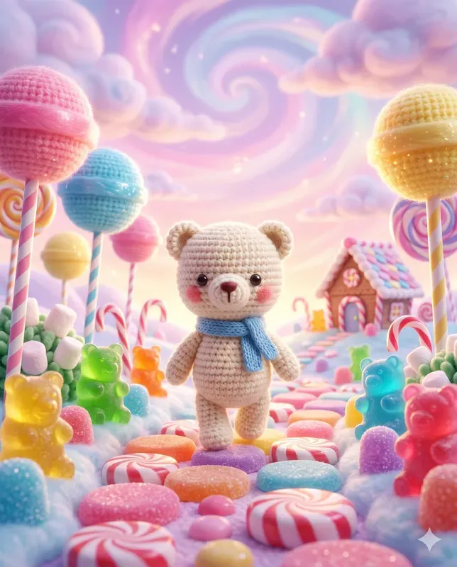 Amigurumi Crochet Fantasy Scenes