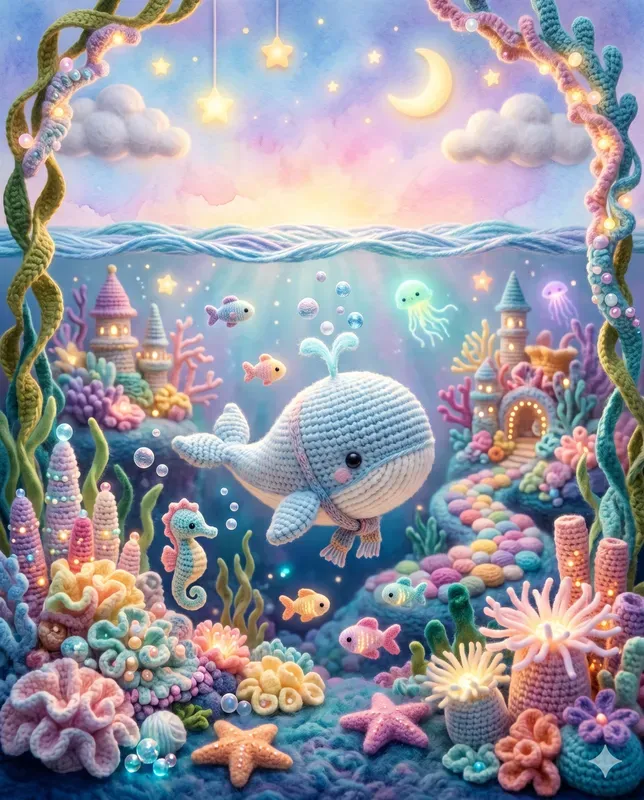 Amigurumi Crochet Fantasy Scenes