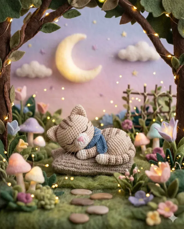 Amigurumi Crochet Fantasy Scenes