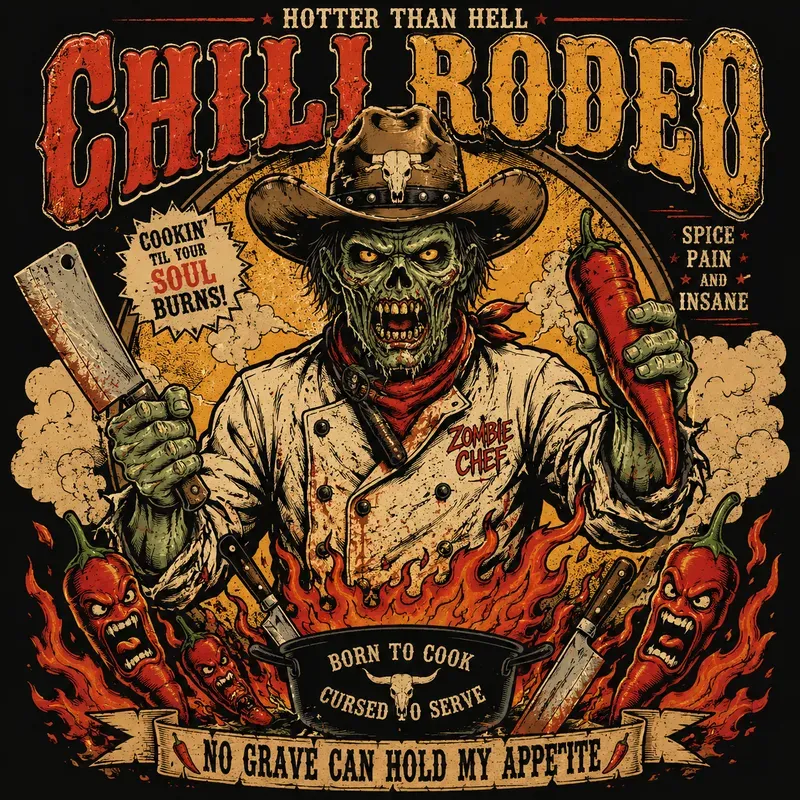 Retro Chaos Kitchen Tees Packs
