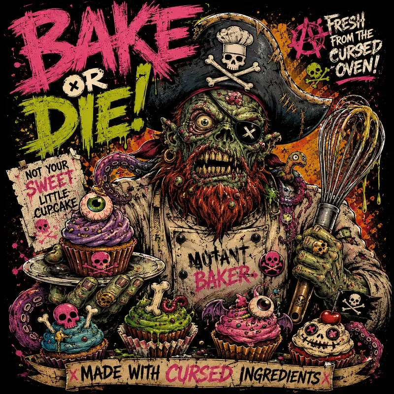 Retro Chaos Kitchen Tees Packs