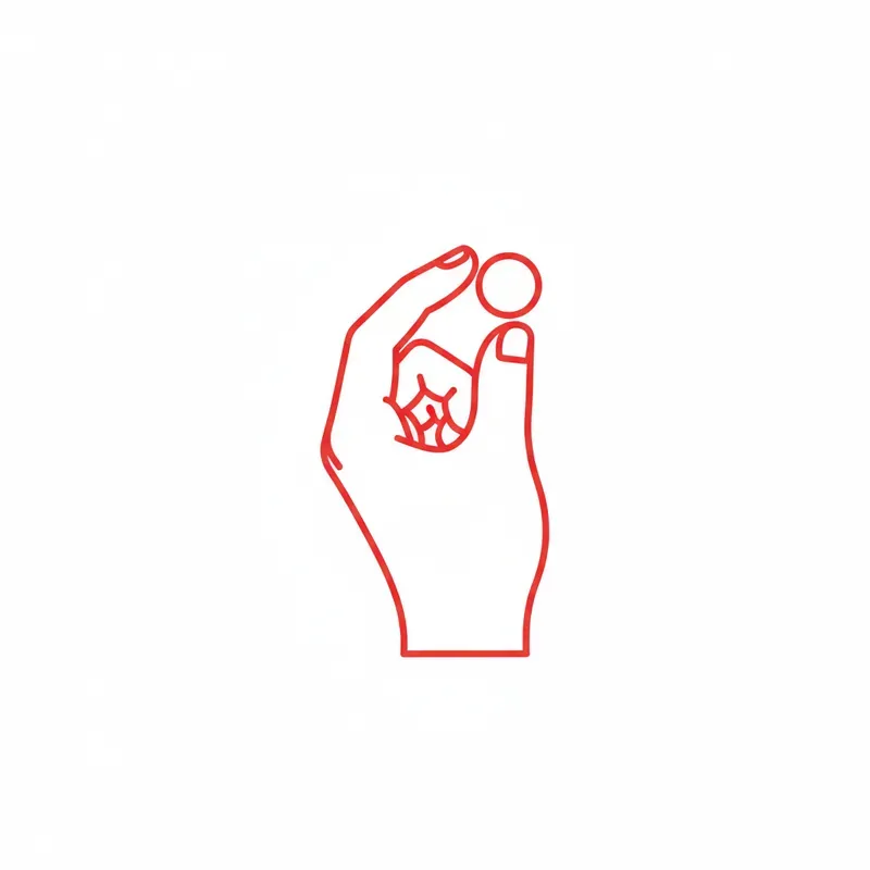 Minimal Line Gesture Icons