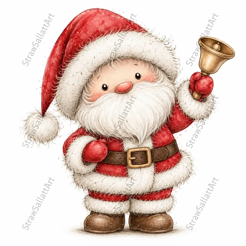 Vintage Christmas Character Cliparts