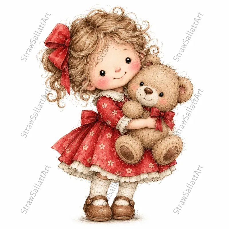 Vintage Christmas Character Cliparts