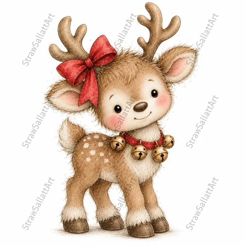 Vintage Christmas Character Cliparts
