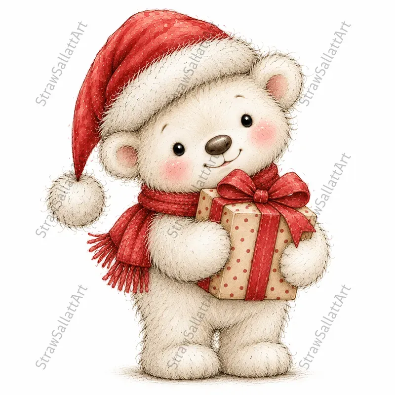 Vintage Christmas Character Cliparts