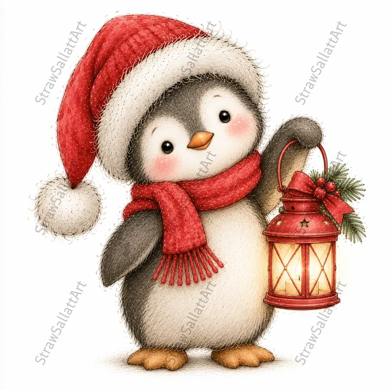 Vintage Christmas Character Cliparts