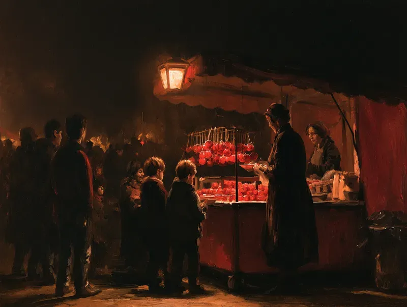 Night Fairground Art Generator