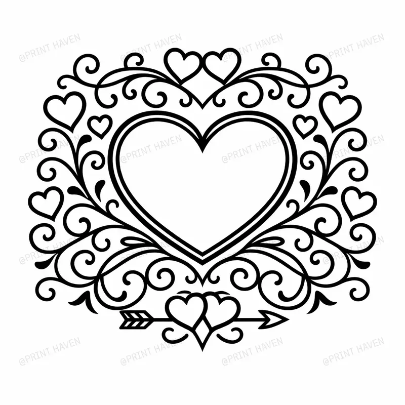 Valentines Day Laser Cut Vector Designs