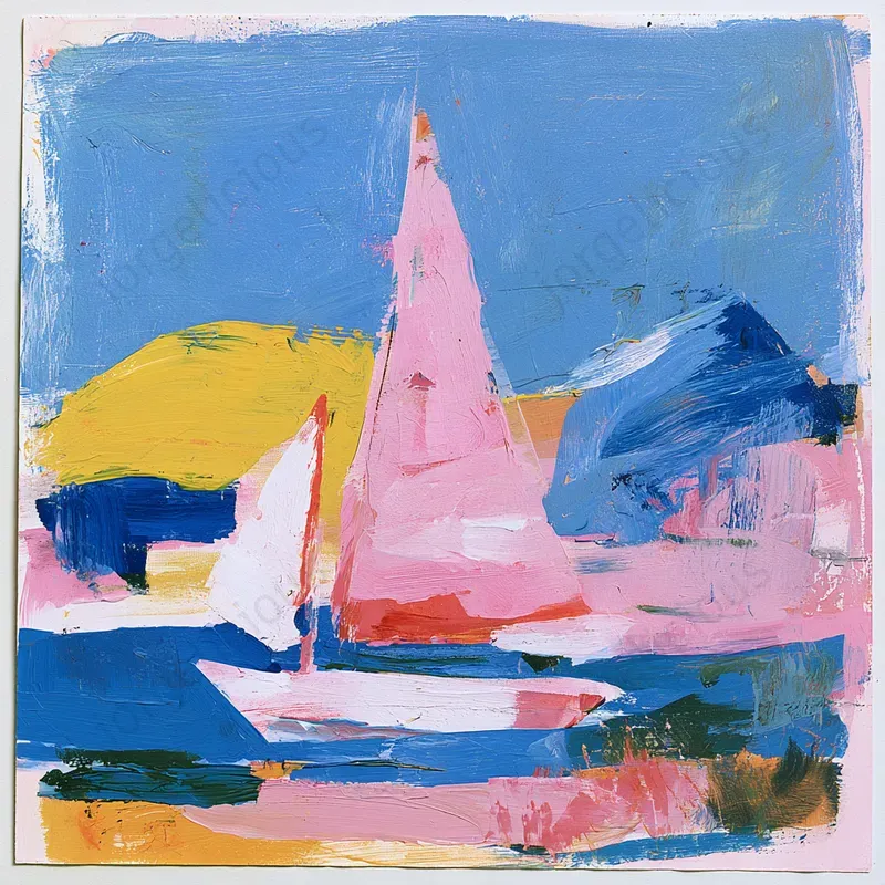 Loose Abstract Painterly Art