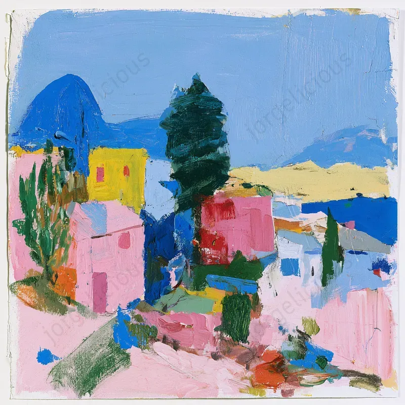 Loose Abstract Painterly Art