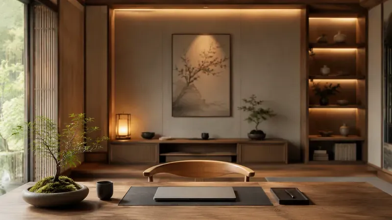 Peaceful Room Meeting Backgrounds