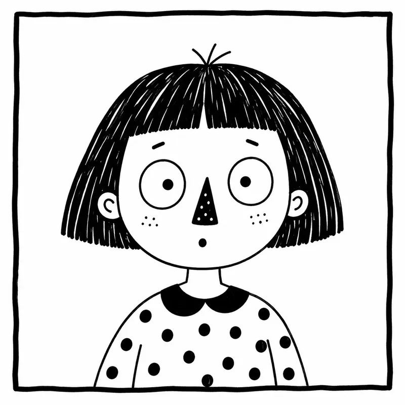 Minimal Quirky Doodle Portraits Packs