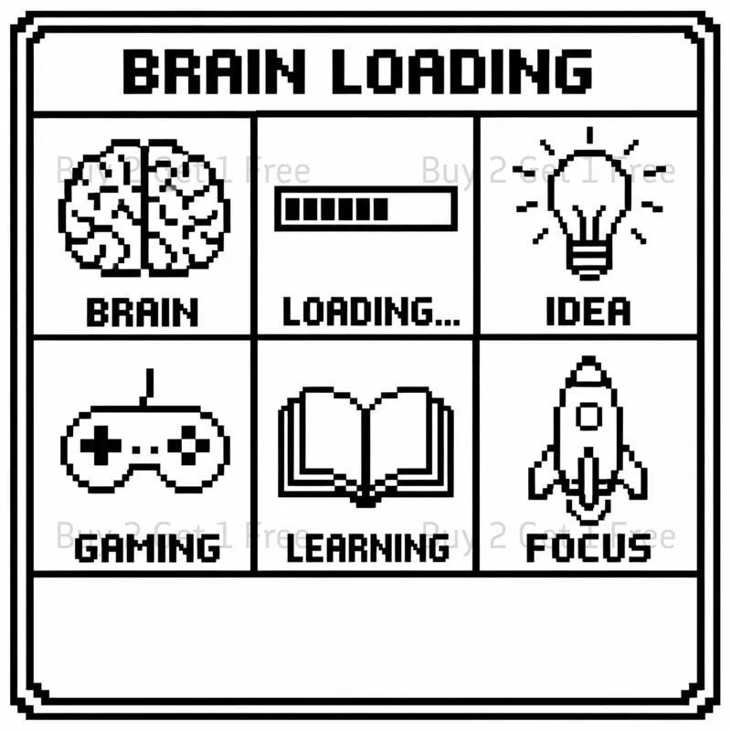 Infographic Pixel Habit Coloring Books