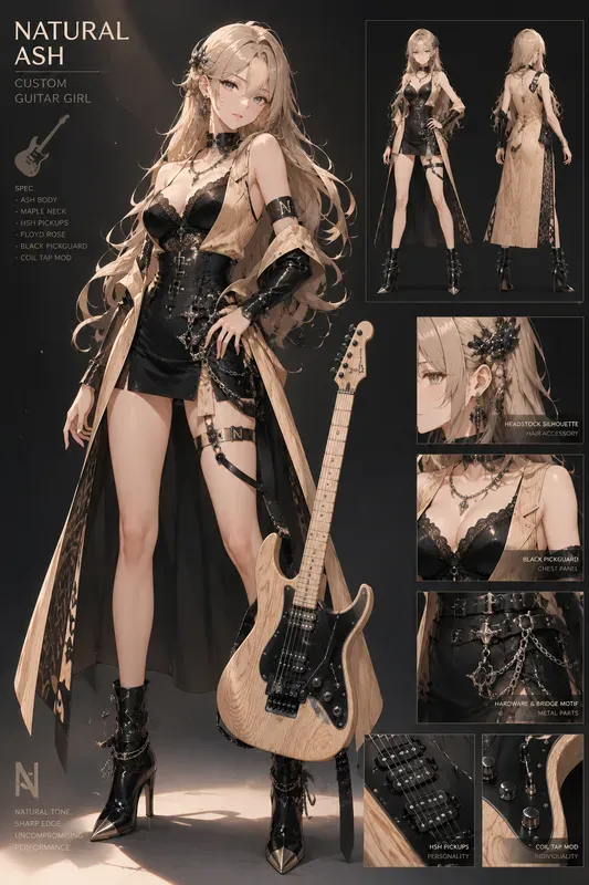 Guitar Moe Character Designers