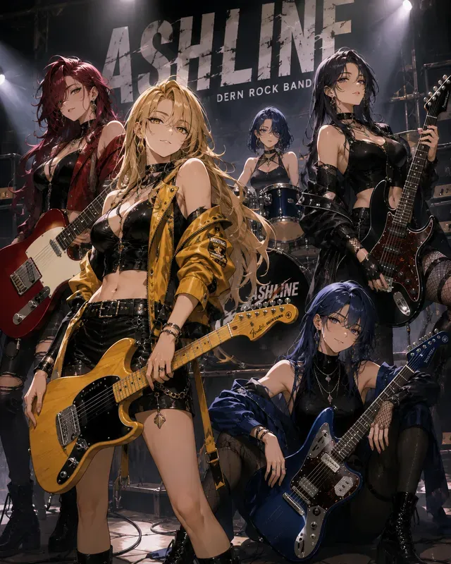 Guitar Moe Character Designers
