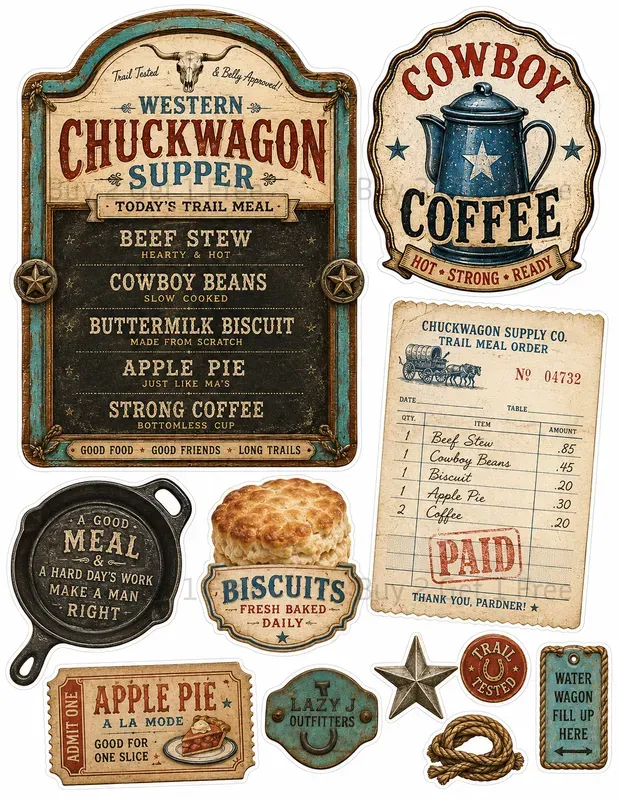 Food Printable Junk Journal Ephemera