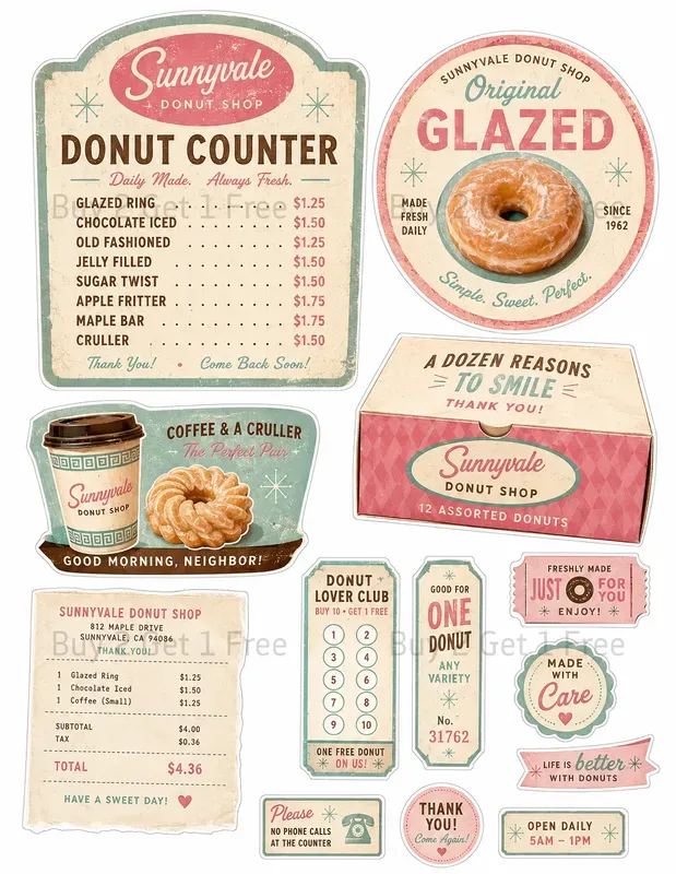 Food Printable Junk Journal Ephemera