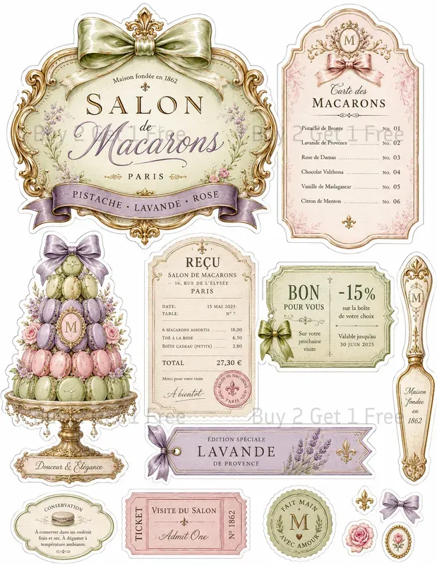 Food Printable Junk Journal Ephemera