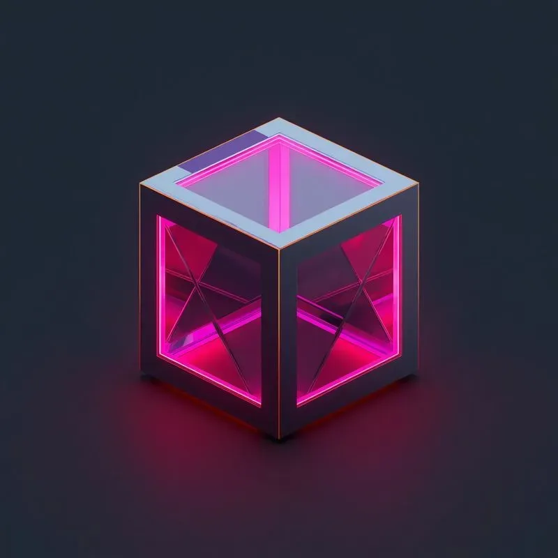 3D Futuristic Minimalist Tech Logos