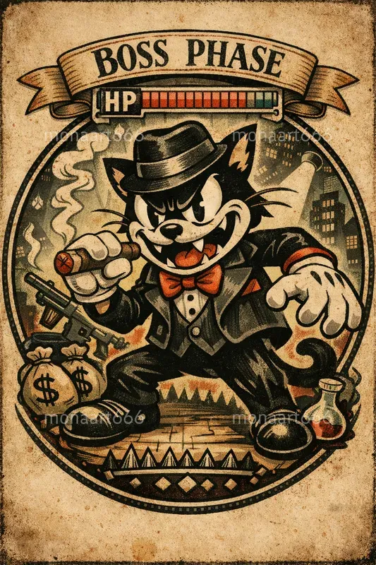 Vintage Toon Boss Battles