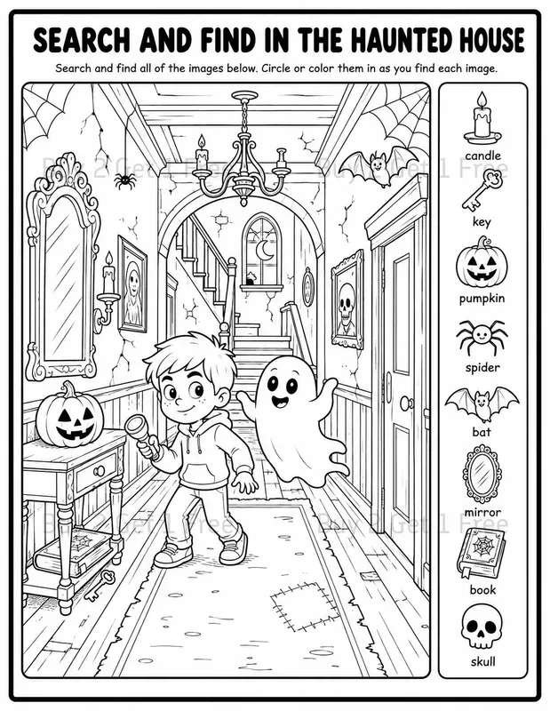 Kids Coloring Book Worksheets