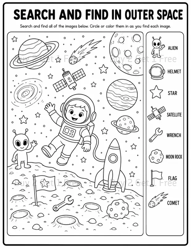 Kids Coloring Book Worksheets