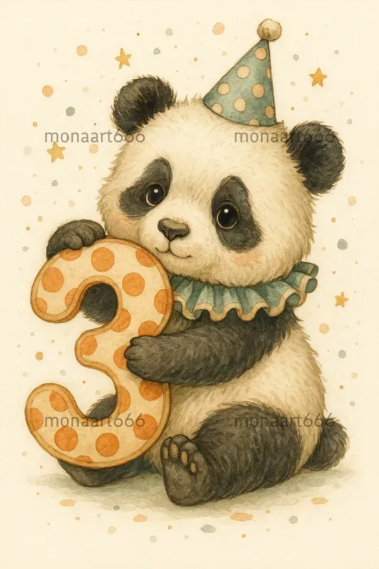 Whimsical Nursery Number Animals