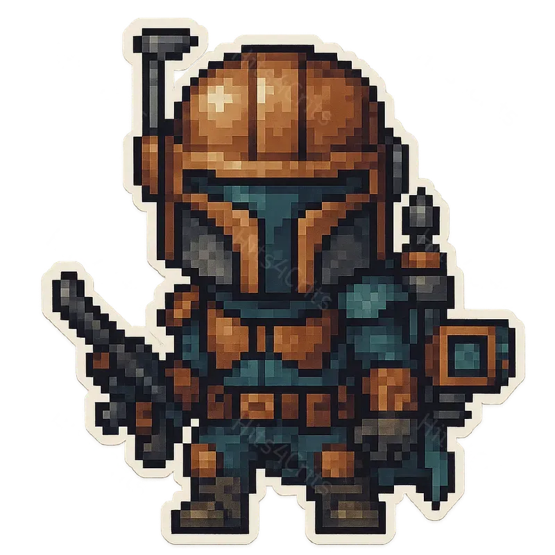 16bit Inspired Stickers