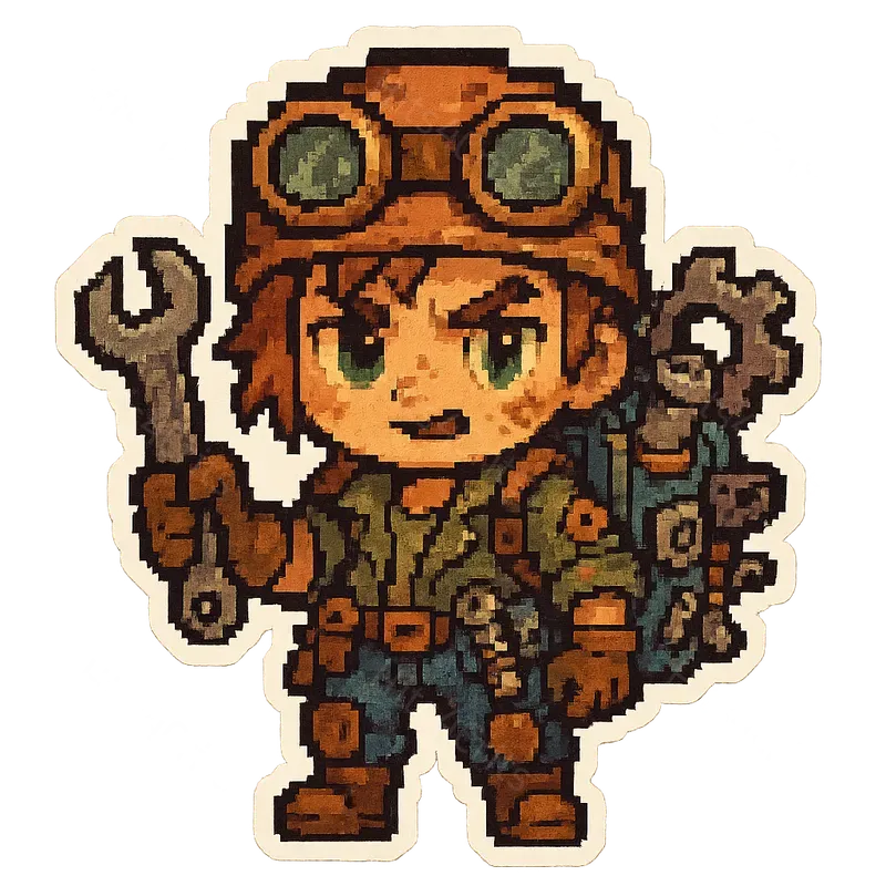 16bit Inspired Stickers